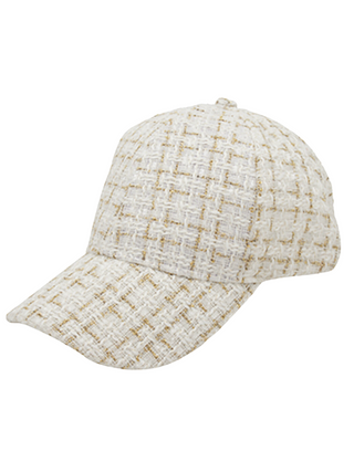 Ivory Tweed Hat